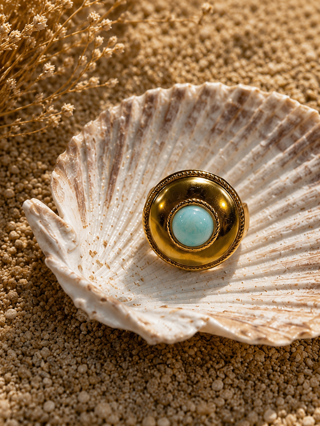 Bague Soleil | Éclat Doré Bohème - Univers solaire