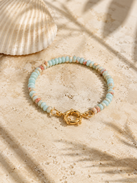 Bracelet KALOA — Pierres Semi-précieuses & Or 24k | Univers Tropical