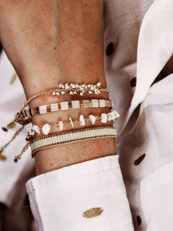 bracelets boheme stacking la parisienne des iles, joncs, bracelets faits main, bracelets femme, bracelet miyuki, bracelet perles, bracelet de cheville, bracelet boho