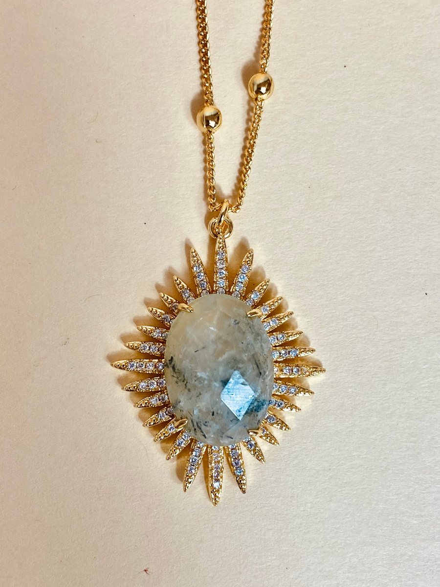 Collier femme Donnatella labradorite