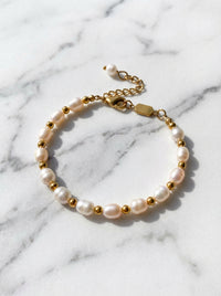 Bracelet Perles d'Eau Douce Amandine | Univers Parisienne Chic