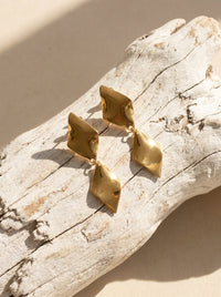 LADY PARIS – Boucles d'oreilles Losange Oversized Déstructurées
