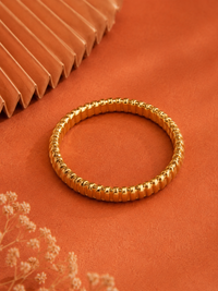 Bracelet The Chic | Jonc Tubogas Plaqué Or 24K – Univers Parisienne chic