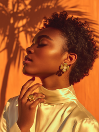 boucles d'oreilles femme puces fleurs en acier inoxydable