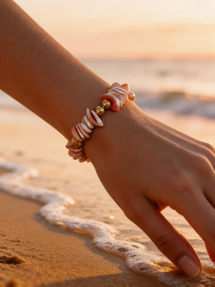 bracelet femme heishi La boheme