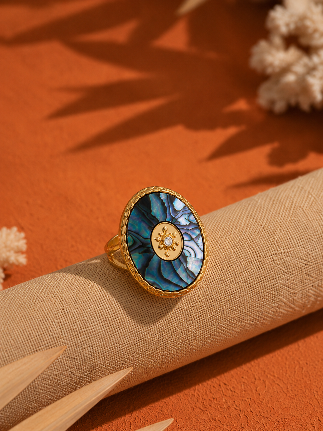 Bague Paua | Nacre abalone - Univers Aquatique