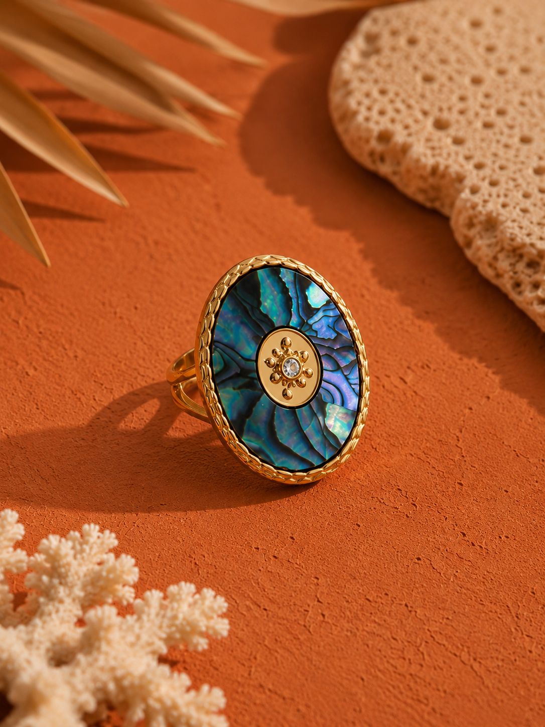 Bague Paua | Nacre abalone - Univers Aquatique