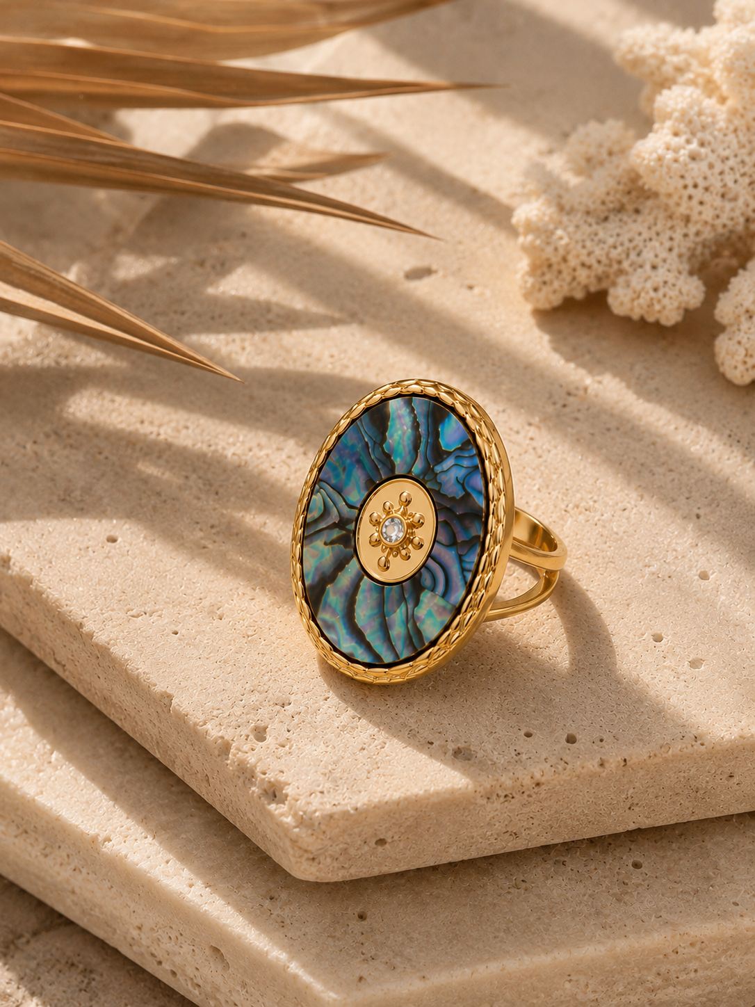 Bague Paua | Nacre abalone - Univers Aquatique