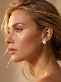 Puces d'oreilles Opale Alizé - Univers Parisienne chic
