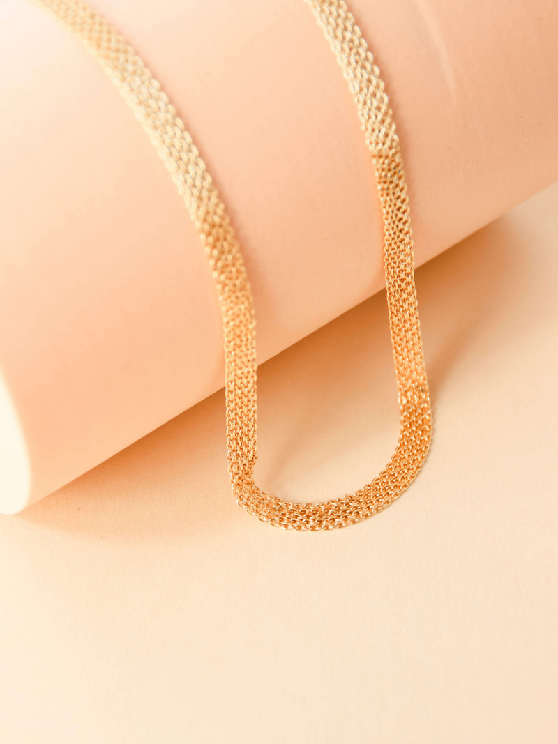 collier élégance grosse chaîne