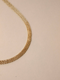 collier élégance serpent large